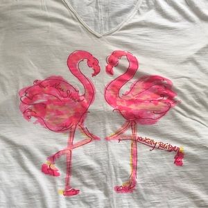 Lilly flamingo tshirt